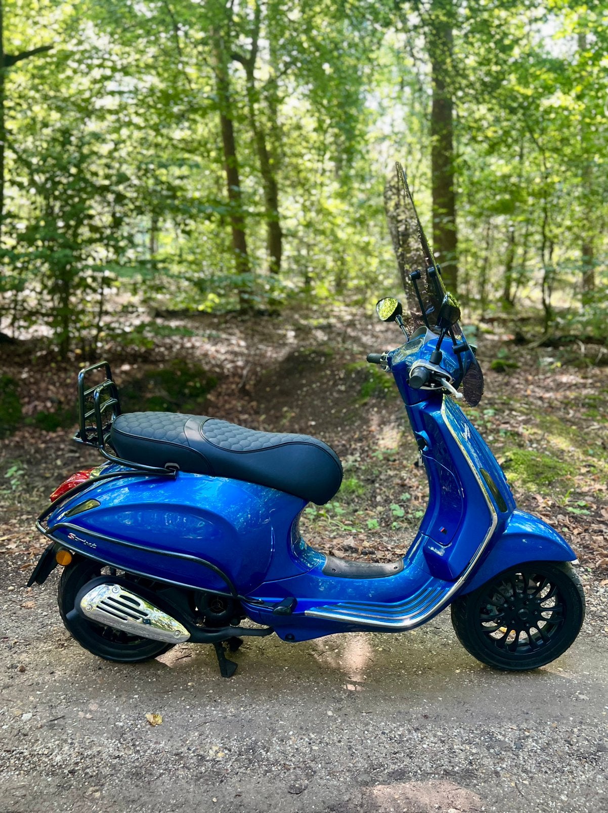 Vespa Sprint 50cc 4T | Blue Gaiola | Custom Duo RS, Ophalen, Gebruikt, Overige modellen, Benzine