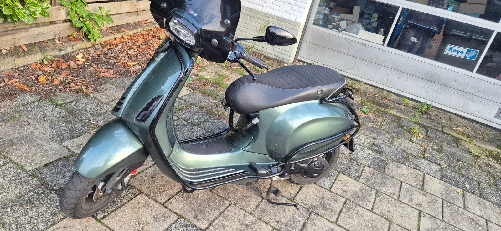 Vespa Sprint E5 Porsche Malachite Green Metallic 2897 km, Ophalen, Gebruikt, Overige modellen, Maximaal 45 km/u