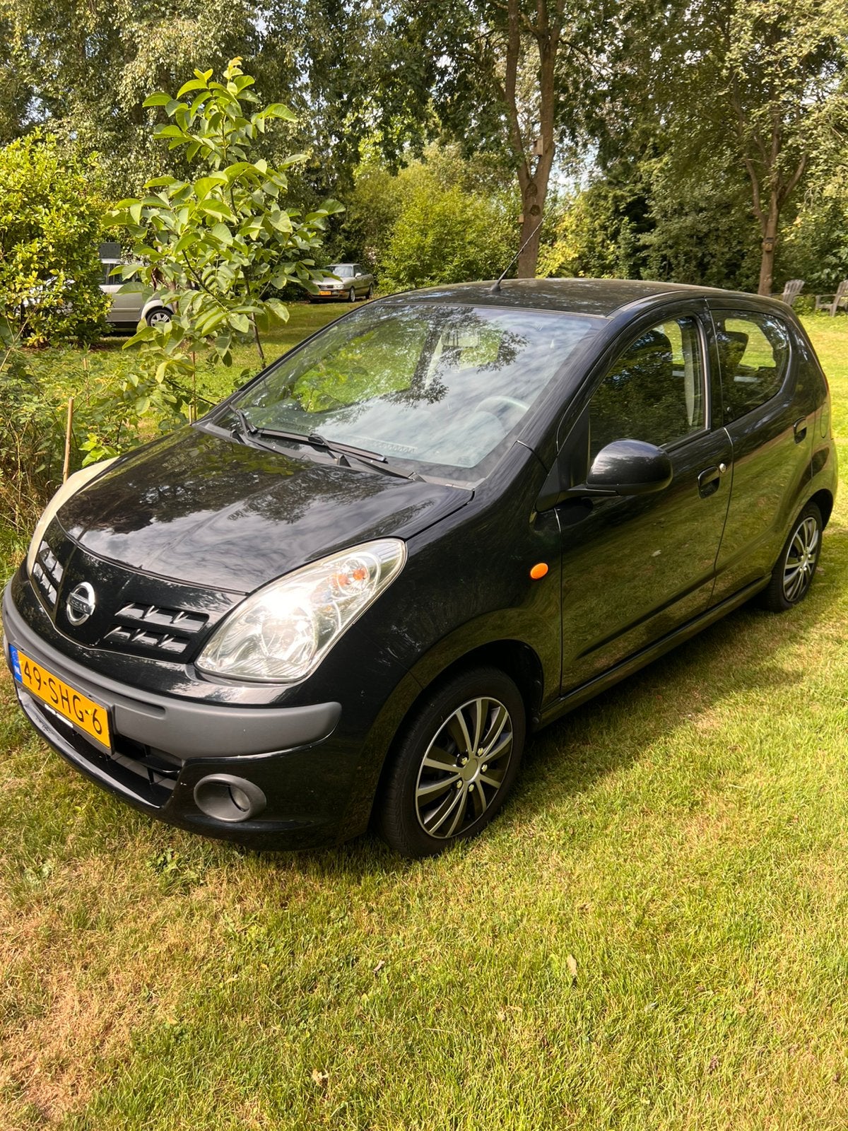 Nissan Pixo 1.0 50KW 5D 2011 Zwart, Voorwielaandrijving, 200 kg, 4 stoelen, Origineel Nederlands
