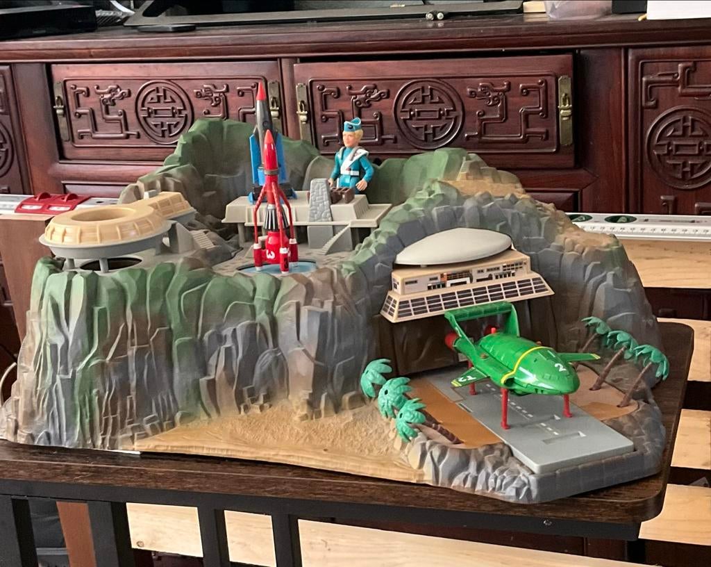 Thunderbirds Eiland Speelset - Vintage Speelgoed, Verzamelen, Ophalen of Verzenden, Gebruikt