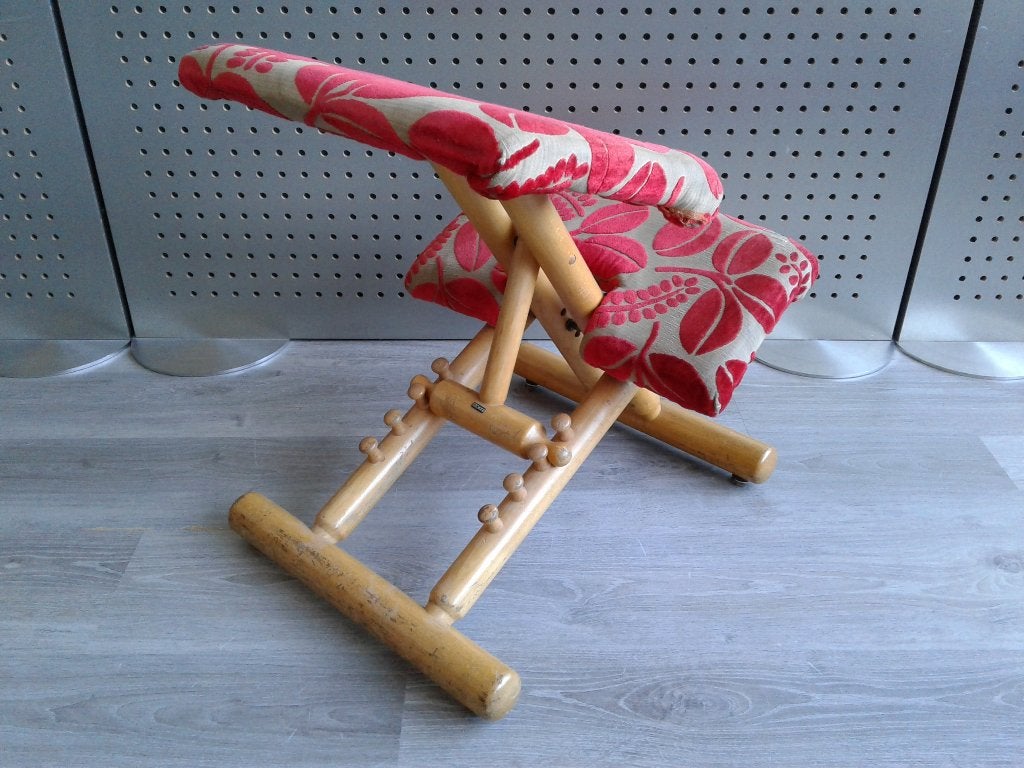 Stokke (Variér) Multi Balans (Rood Motief), Gebruikt!, Gebruikt, Ophalen of Verzenden, Variér, Bureaustoel