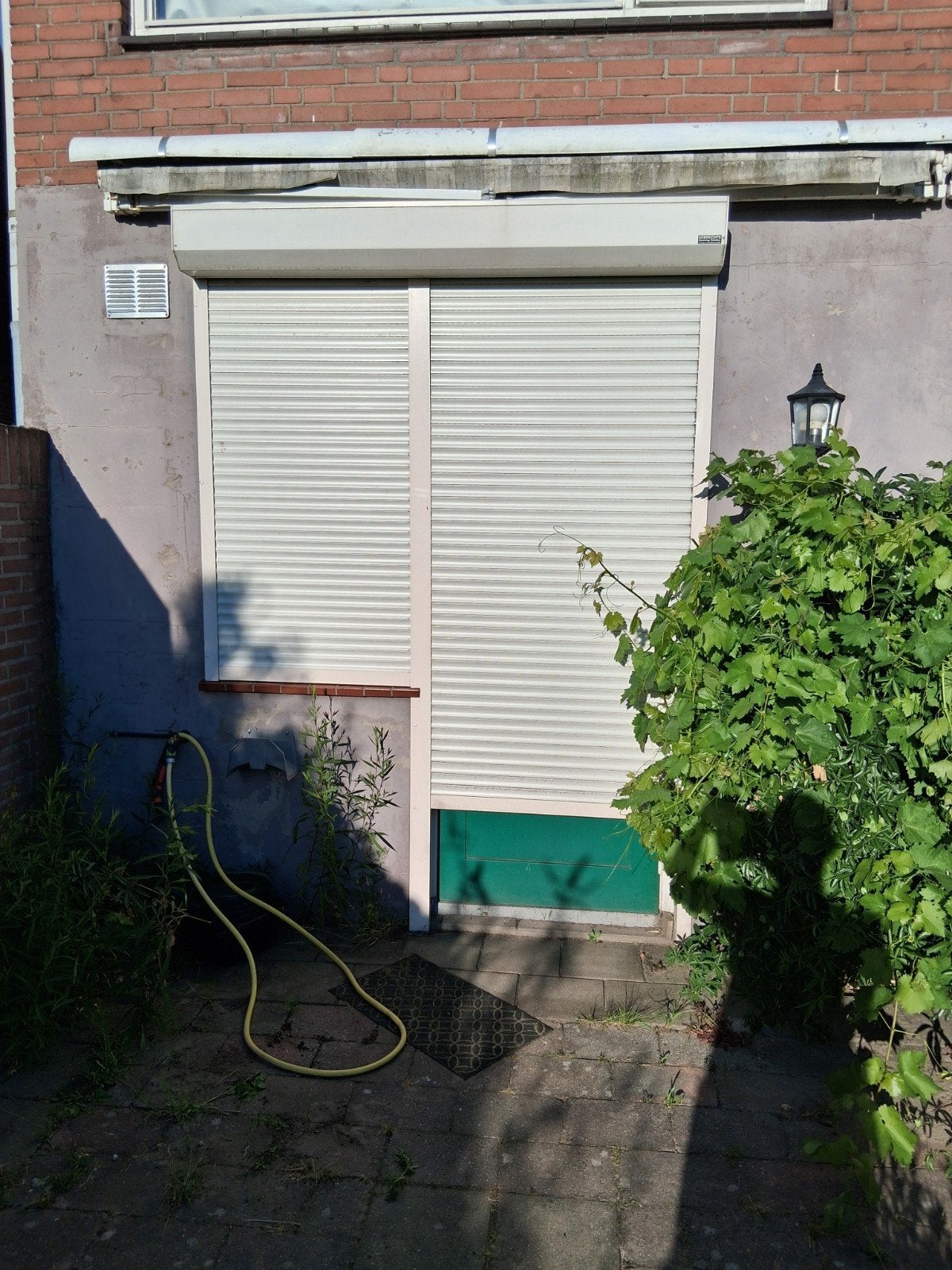 Handmatig rolluik voor deur en raam, Doe-het-zelf en Verbouw, Rolluiken, Ophalen, Gebruikt, 200 cm of meer, Wit