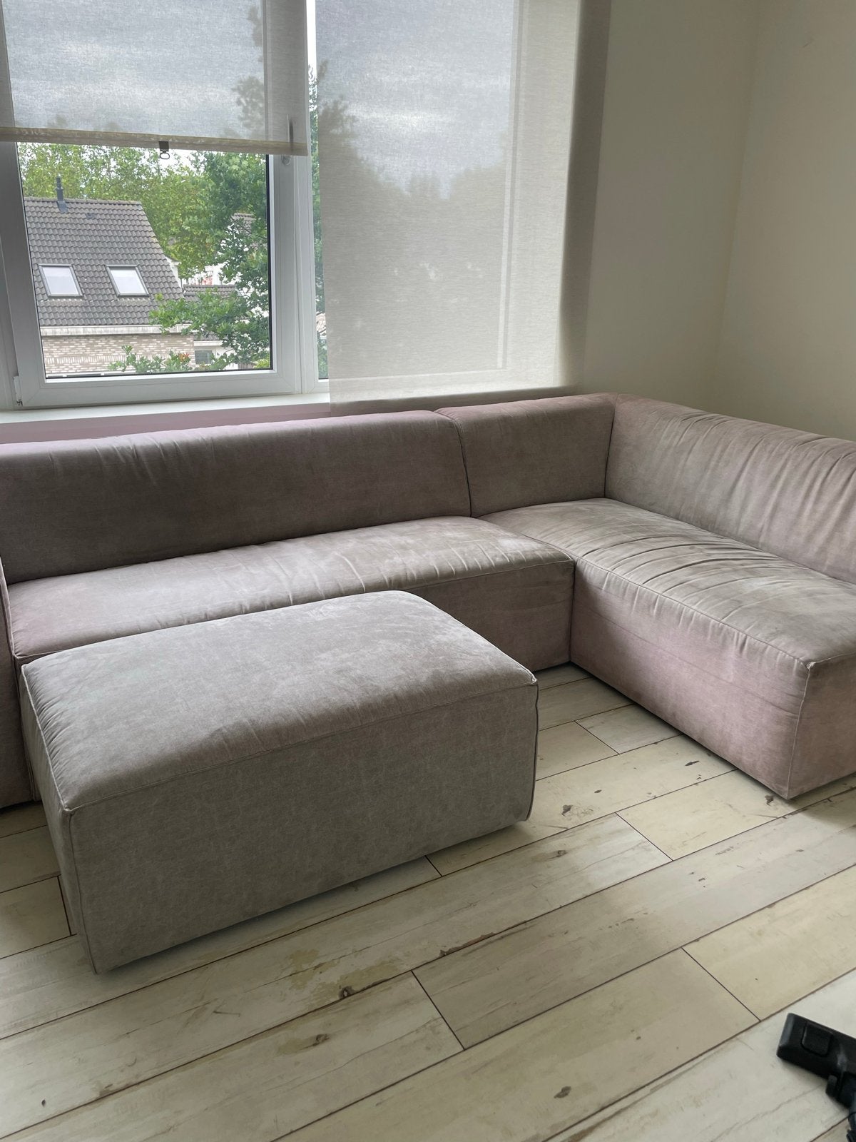 Gratis VT Wonen Lazy Hoekbank - 2.8m breed, Huis en Inrichting, Banken | Bankstellen, Ophalen, 250 tot 300 cm, Gebruikt, Hoekbank