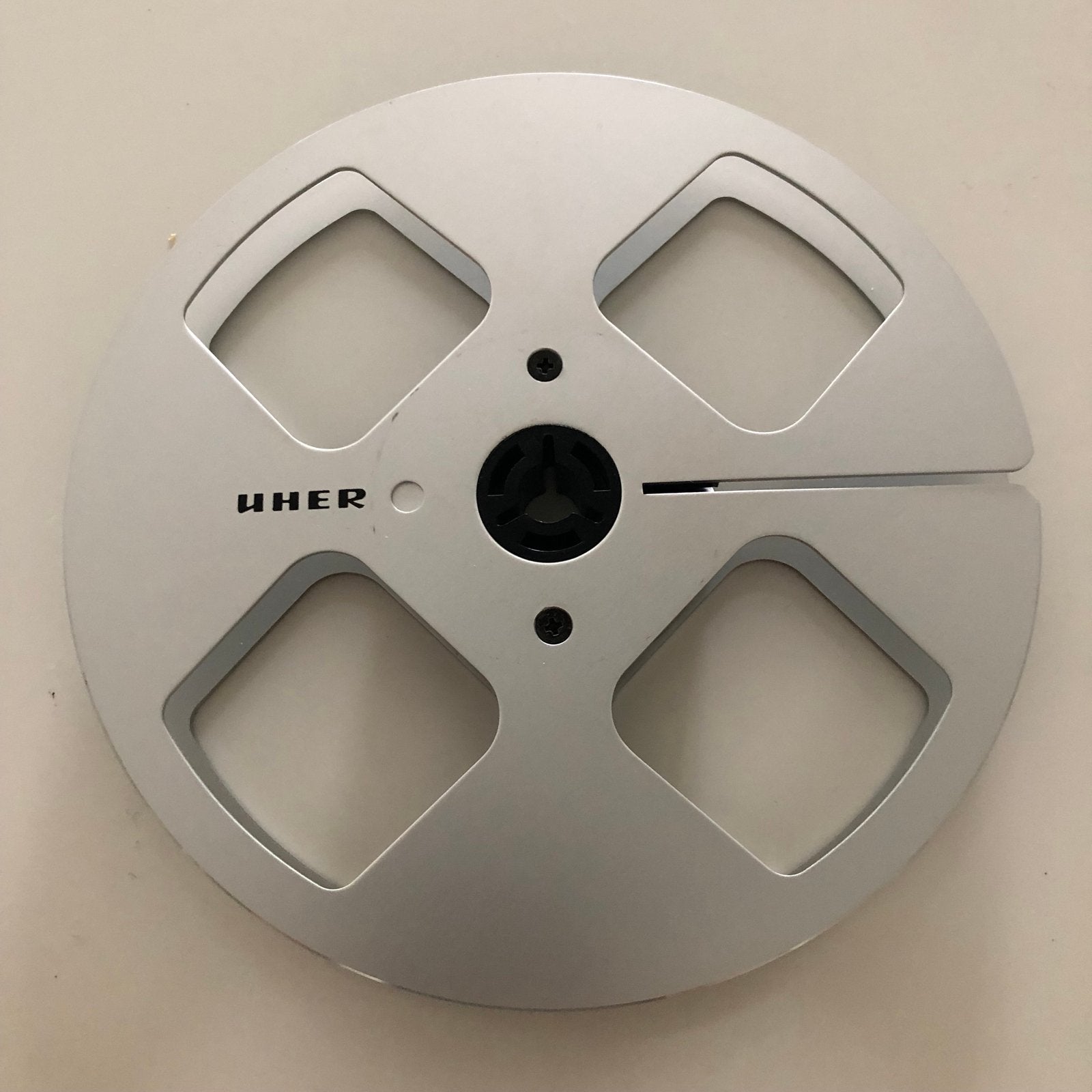 Uher vintage metalen aluminium bandrecorder spoel 18 cm, Ophalen of Verzenden, Onderdeel