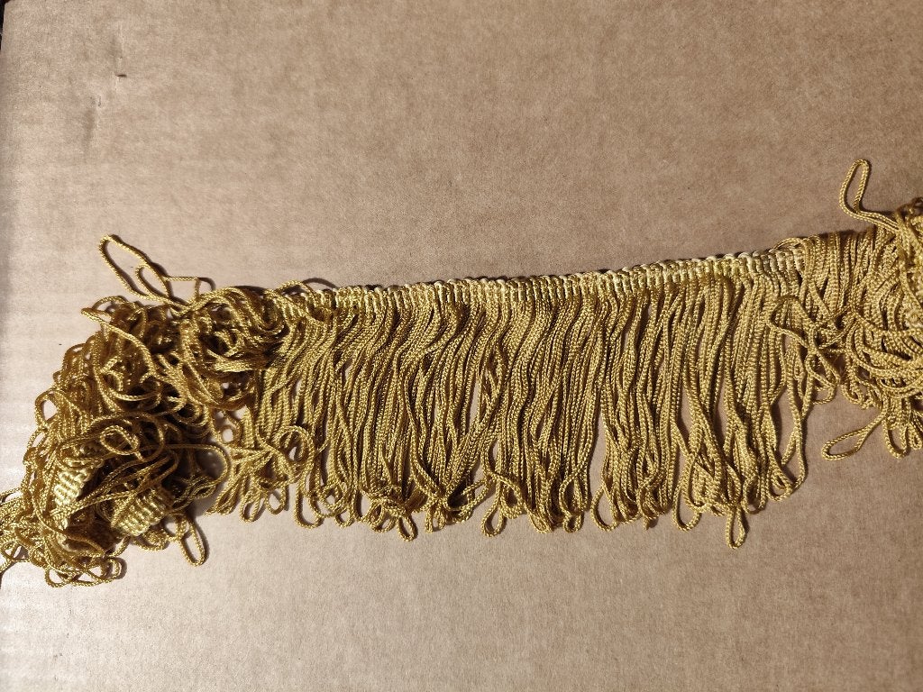 ANTIEK GOUDKLEURIGE FRANJE ca. 1930, Ophalen of Verzenden