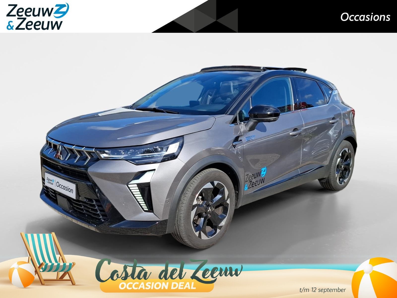 Mitsubishi ASX 1.8 HEV AT Instyle | Schuifkanteldak | Stoel, Auto's, 12 maanden, Euro 6, 4 cilinders, Bedrijf