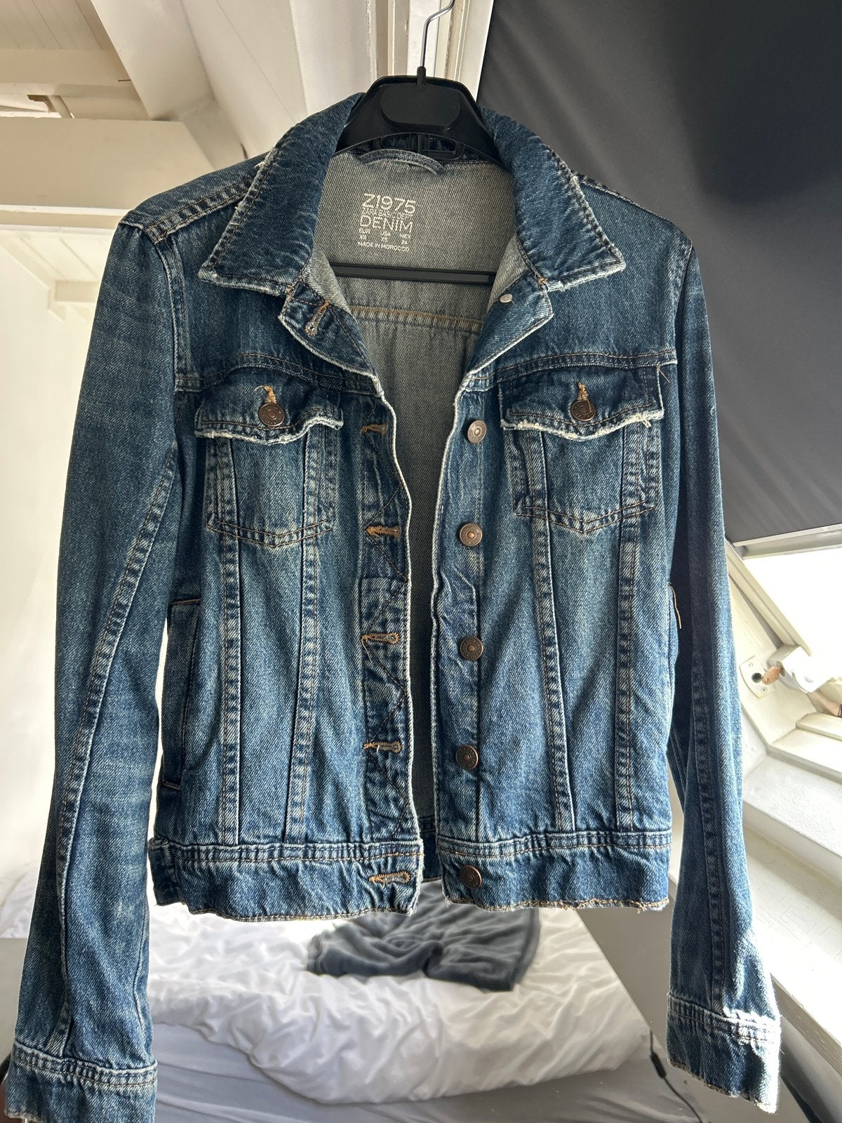 Zara spijkerjasje - Z1975 Denim, Kleding | Dames, Ophalen of Verzenden, Gedragen, Maat 34 (XS) of kleiner, Blauw