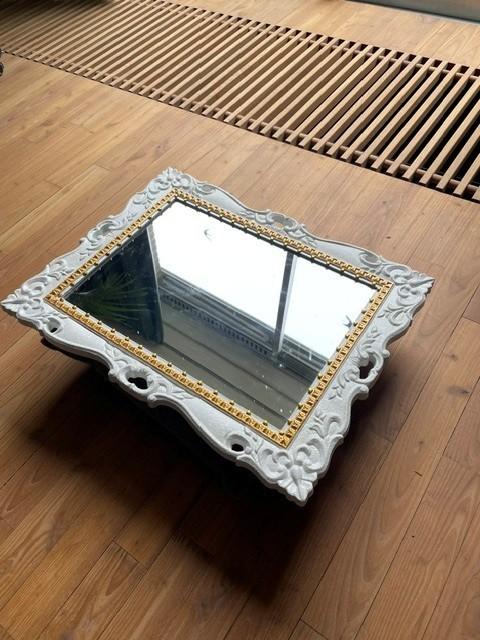 spiegel, Huis en Inrichting, Woonaccessoires | Spiegels, Ophalen, Minder dan 50 cm, Gebruikt, Minder dan 100 cm