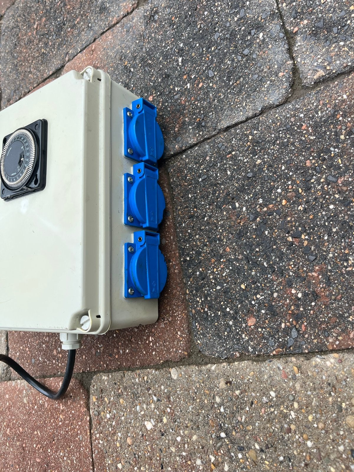6 x 230 volt met tijd schakelaar, Kunststof, Minder dan 50 watt, Overige typen, Ophalen of Verzenden