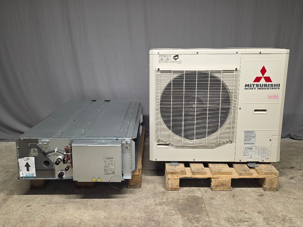 Refurbished kanaal airco warmtepomp Mitsubishi 14 kW, Witgoed en Apparatuur, Airco's, Koelen en Ontvochtigen, Timer, Refurbished