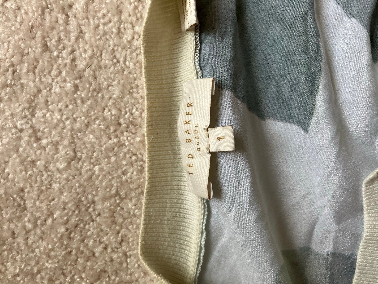 Ted Baker vestje met botanische print, Ophalen of Verzenden, Zo goed als nieuw, Maat 34 (XS) of kleiner, Wit