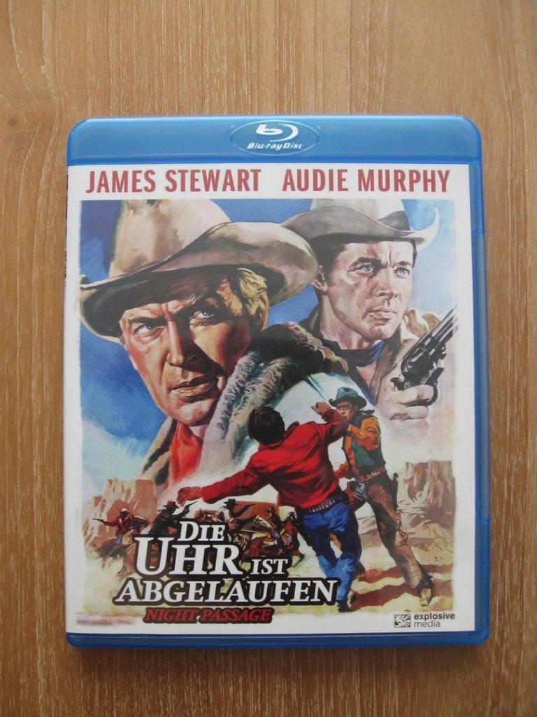 Blu-ray Night Passage (DE) James Stewart Audie Murphy, Engels, Film, Engels, Ophalen of Verzenden
