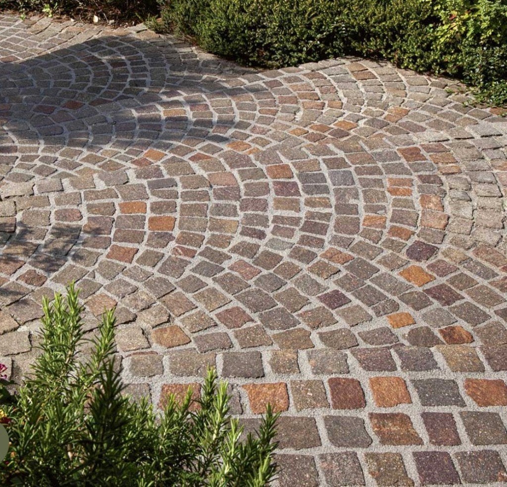 Kasseien Italiaans Porfier 10x10x6-8cm voorraad, Natuursteeninfo BV, Klinkers, Nieuw, Ophalen of Verzenden