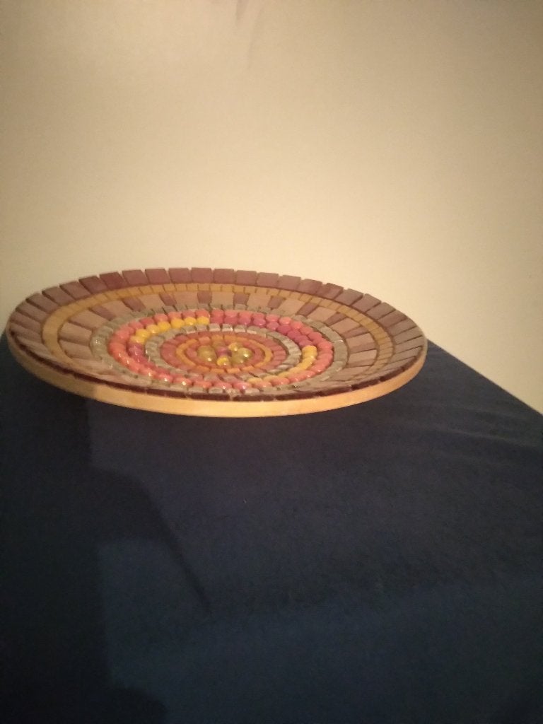nieuwe houten schaal, Ophalen, Schaal, Rond, Nieuw