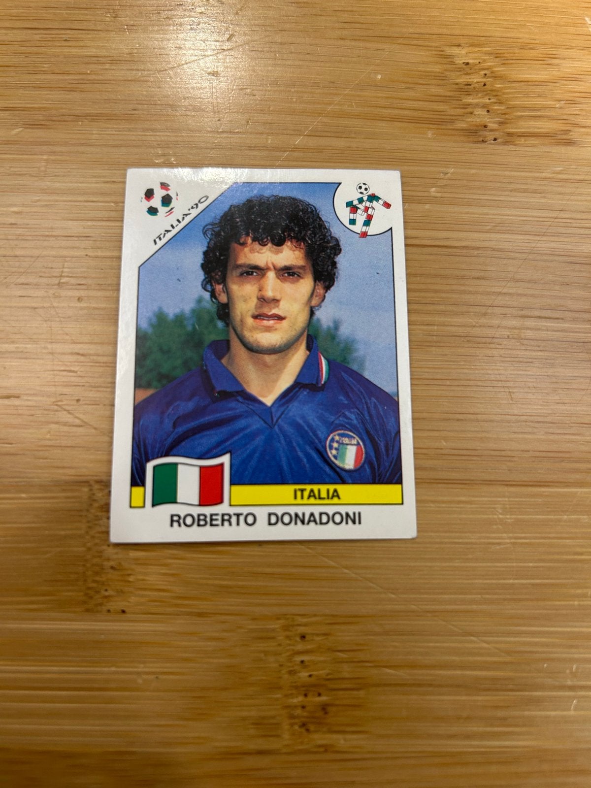 Panini Italia '90 Roberto Donadoni Sticker #52, Ophalen of Verzenden, Zo goed als nieuw, Sport