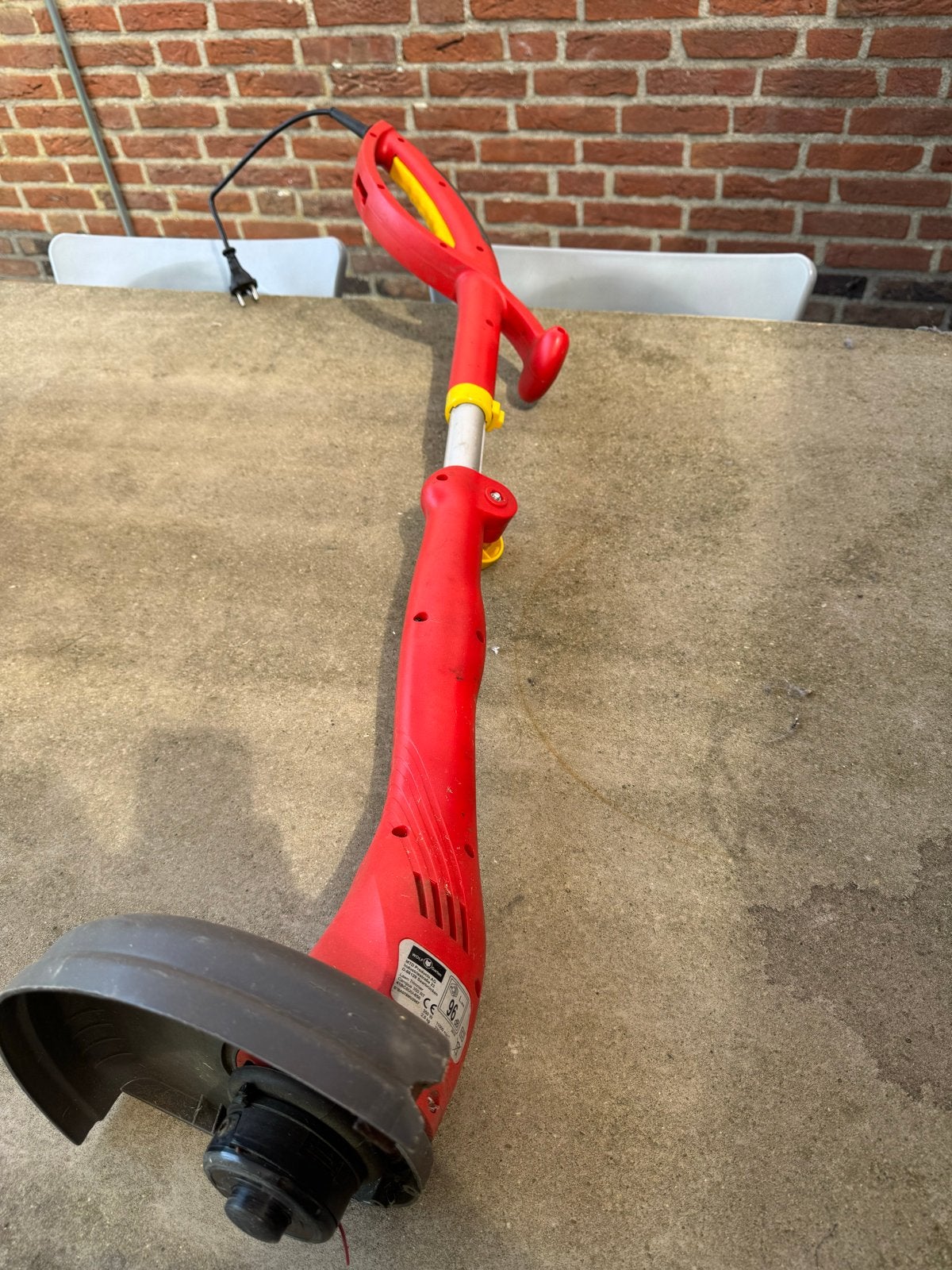Wolf Garten Grastrimmer - Elektrisch, 350W, Ophalen, Gebruikt, 30 tot 50 cm, Elektrisch