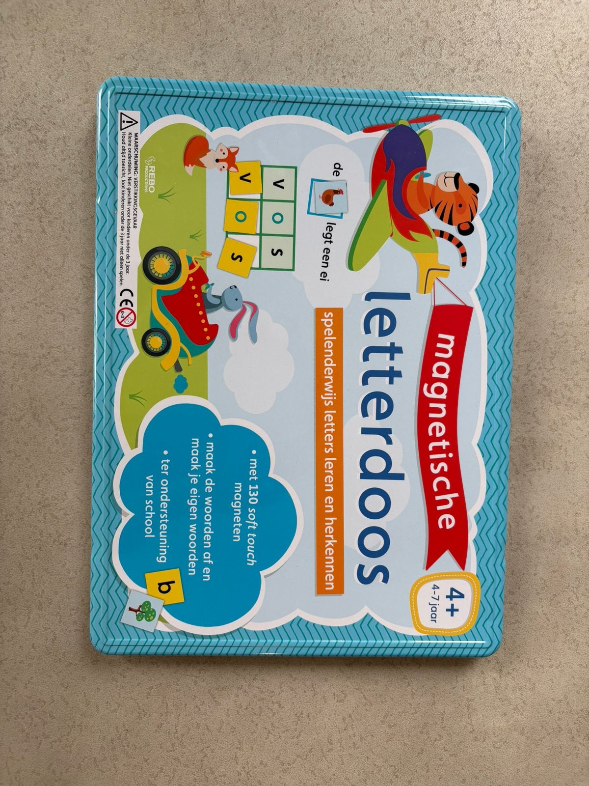 Magnetische letterdoos, Ophalen, Zo goed als nieuw