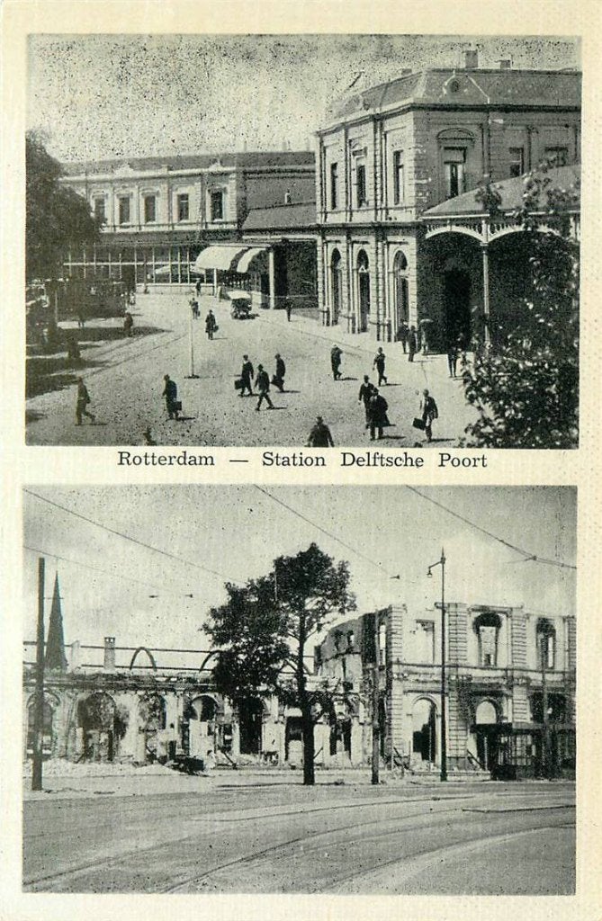 388-248-003 Rotterdam Station Delftsche Poort, Verzenden, Voor 1920, Zuid-Holland