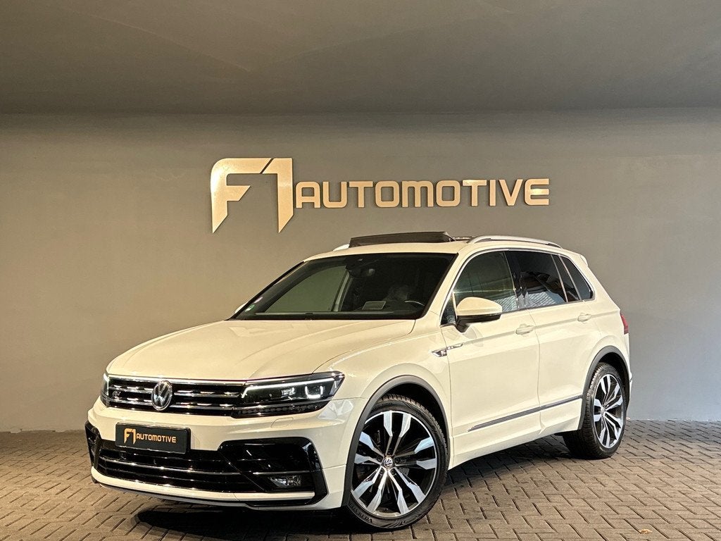 Volkswagen TIGUAN 2.0 TSI 4Motion 3X R Line Pano|HuD|H/K|VOL, Auto's, Volkswagen, Bedrijf, Te koop, Tiguan, 360° camera, 4x4, ABS