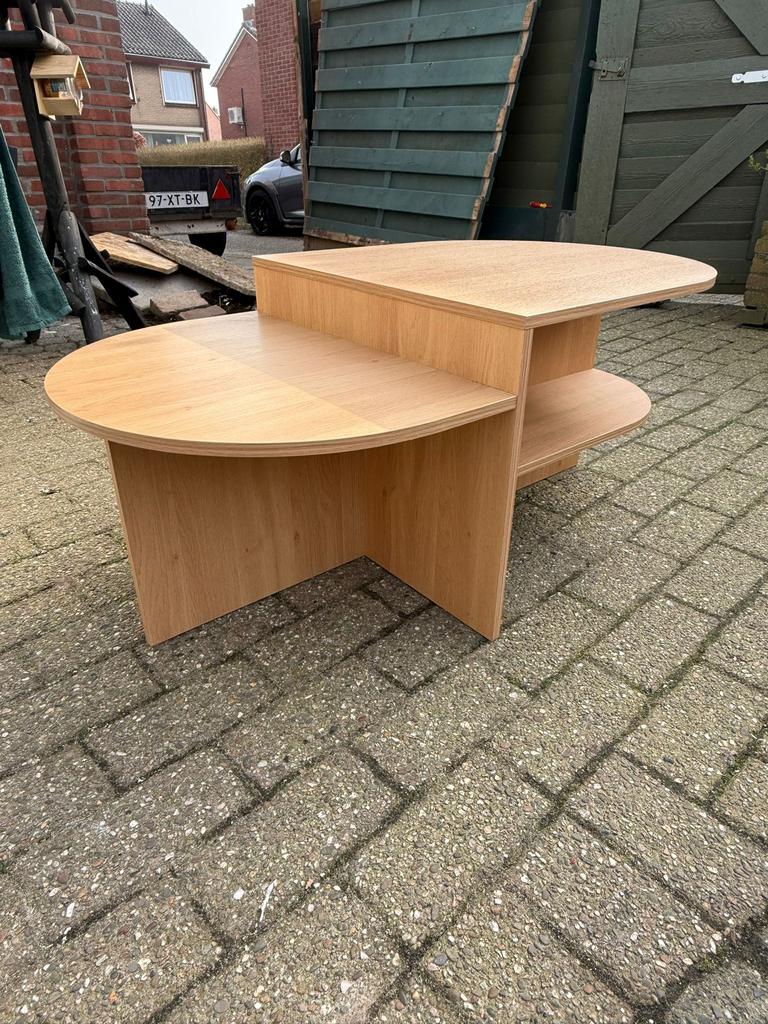 Salontafel, Huis en Inrichting, Tafels | Salontafels, Ophalen, 100 tot 150 cm, 50 tot 100 cm, Zo goed als nieuw