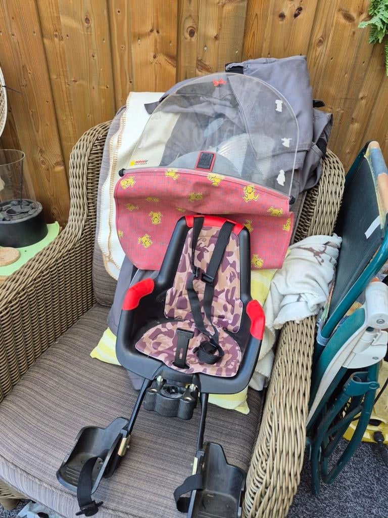 Kinderzitje met scherm en beugel ophalen, Ophalen, Voorzitje, 0 t/m 13 kg, Gebruikt