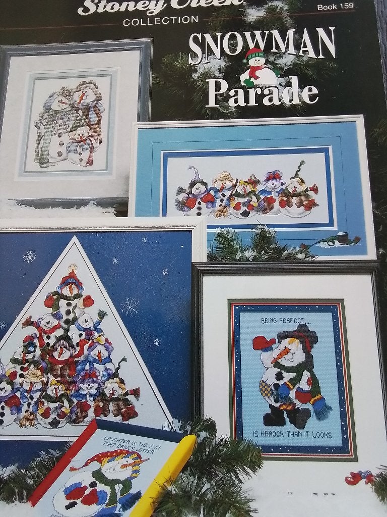 Stoney creek snowman parade nr 159, Ophalen of Verzenden, Zo goed als nieuw, Handborduren, Patroon