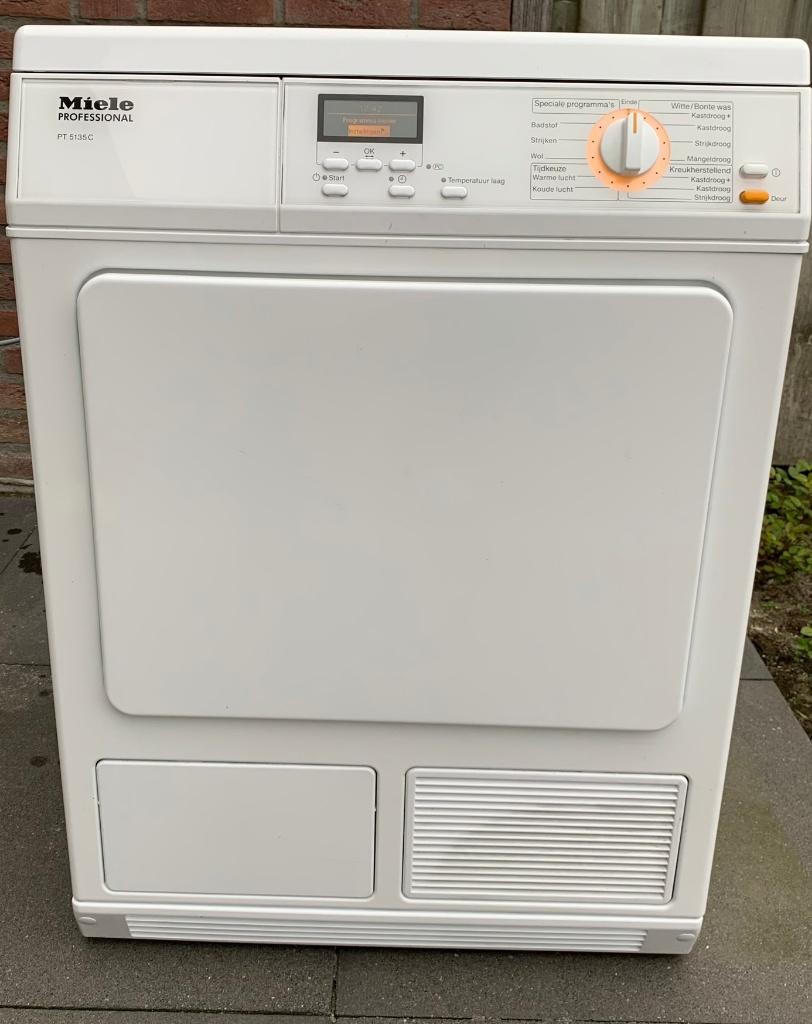 Professionele condensdroger droger Miele PT5135C, Ophalen, 6 tot 8 kg, Refurbished, Voorlader