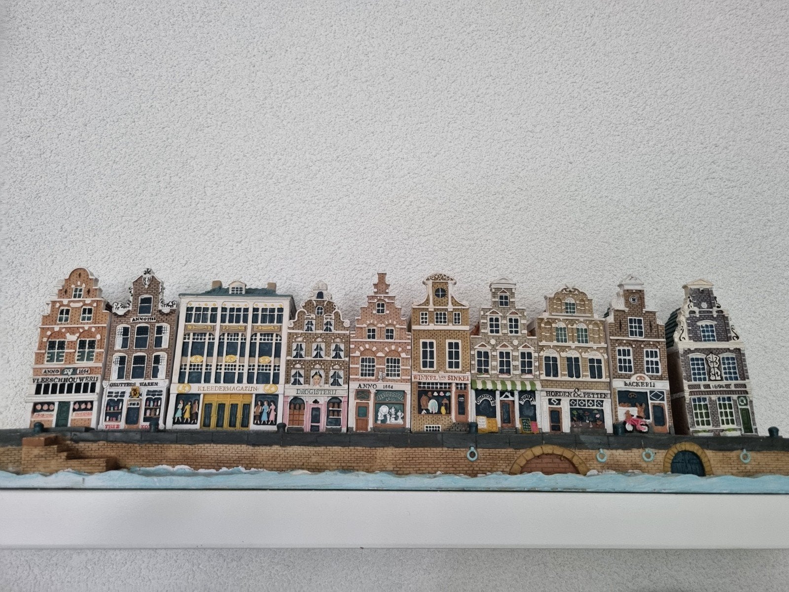 Grachtenpandjes - Decoratieve miniatuur grachtenpanden, Ophalen, Gebruikt, Overige typen