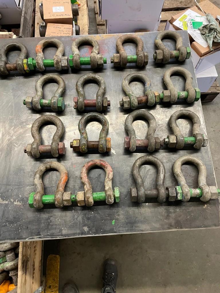 Harpsluiting/shackle 12 ton, Ophalen of Verzenden, Gebruikt, Handmatig