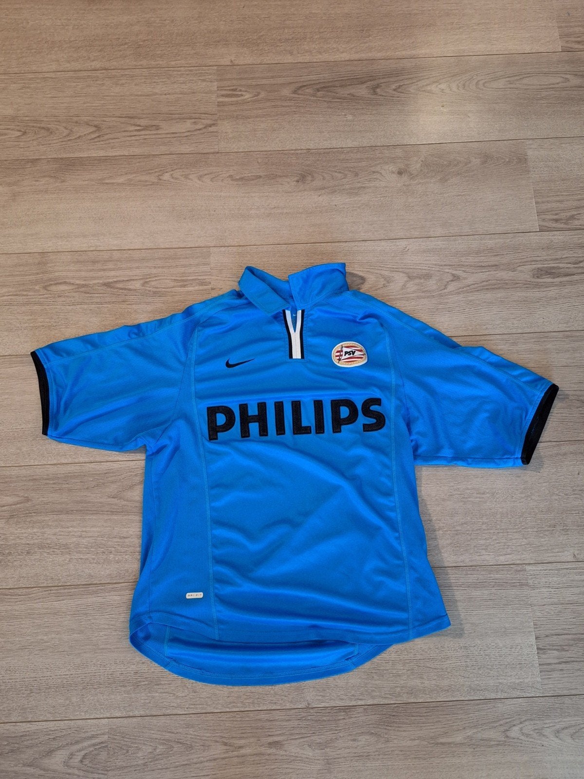 PSV Vennegoor of Hesselink shirt maat S Philips uit 2001, Blauw, Nike, Ophalen of Verzenden, Voetbal