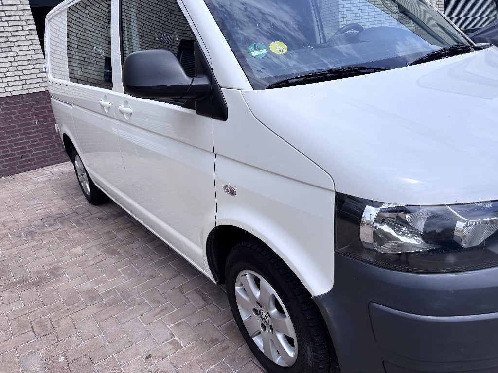Volkswagen Transporter C 2.0 D 2012 dubbele cabine, Auto's, Bestelauto's, Euro 5, Stof, 4 cilinders, 1905 kg