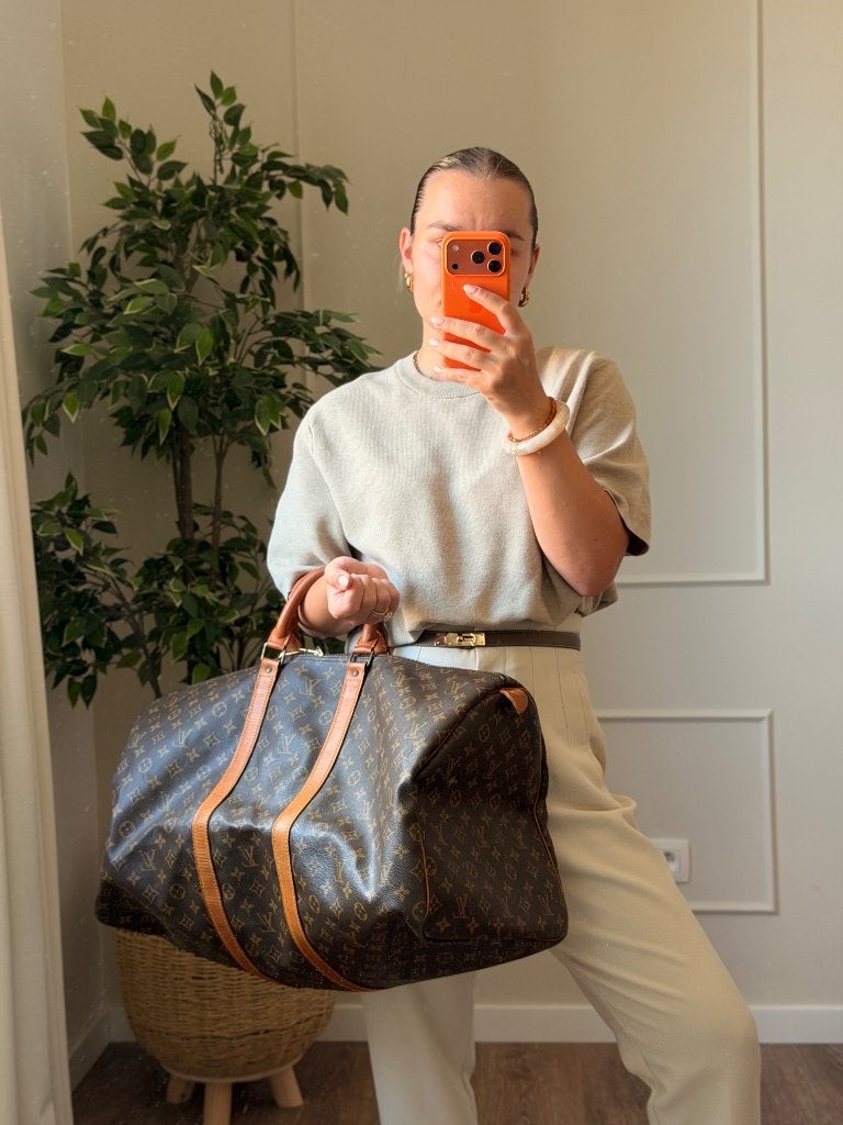 Louis Vuitton Keepall 55 - 1301, Sieraden, Tassen en Uiterlijk, Tassen | Reistassen en Weekendtassen, 40 tot 60 cm, 30 cm of meer