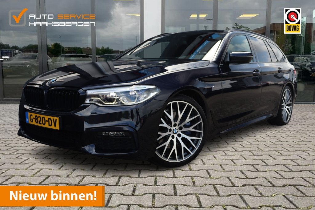 BMW 5 Serie Touring 530i M-Sport | Pano | Nappa Leder | Trek, Auto's, Automaat, 1998 cc, Achterwielaandrijving, Gebruikt