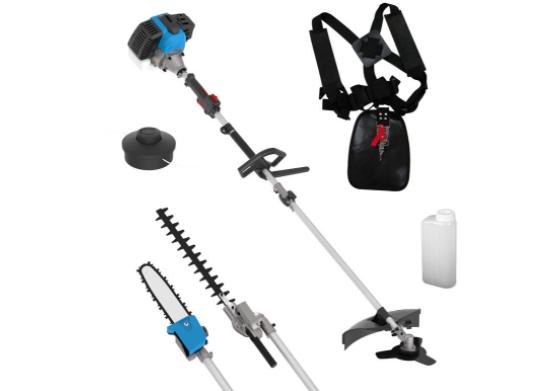 Tuin-machineset 4 in 1 met 2 takt benzinemotor 1,6 Pk, Tuin en Terras, Bosmaaiers, Nieuw, Benzine, 30 tot 50 cm, Ophalen of Verzenden