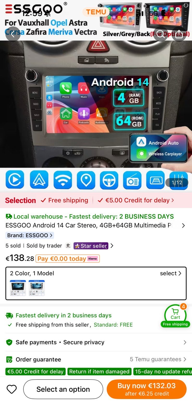 Gezocht! Carplay scherm voor opel corsa, Ophalen, Zo goed als nieuw, 10 inch, Wit