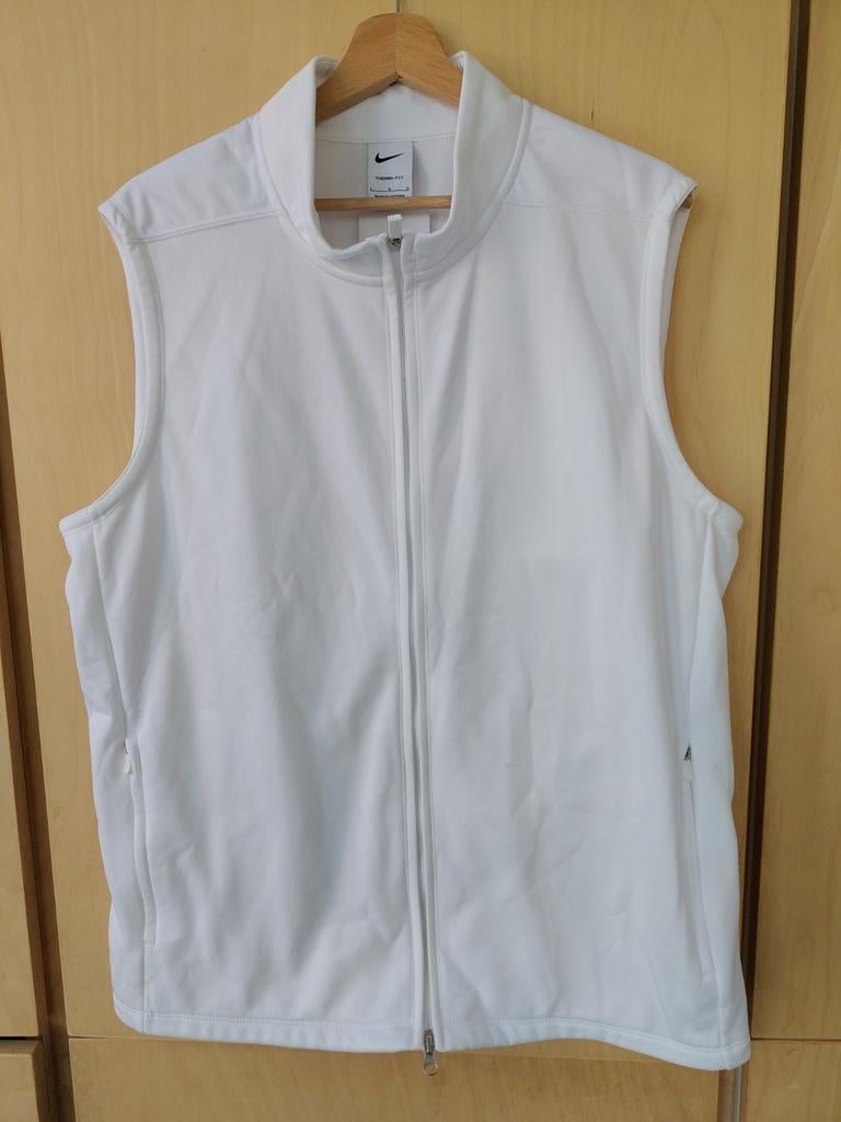 Nike Thermafit Golf mouwloos vest wit - Nieuw maat L, Ophalen, Nieuw, Maat 38/40 (M), Wit