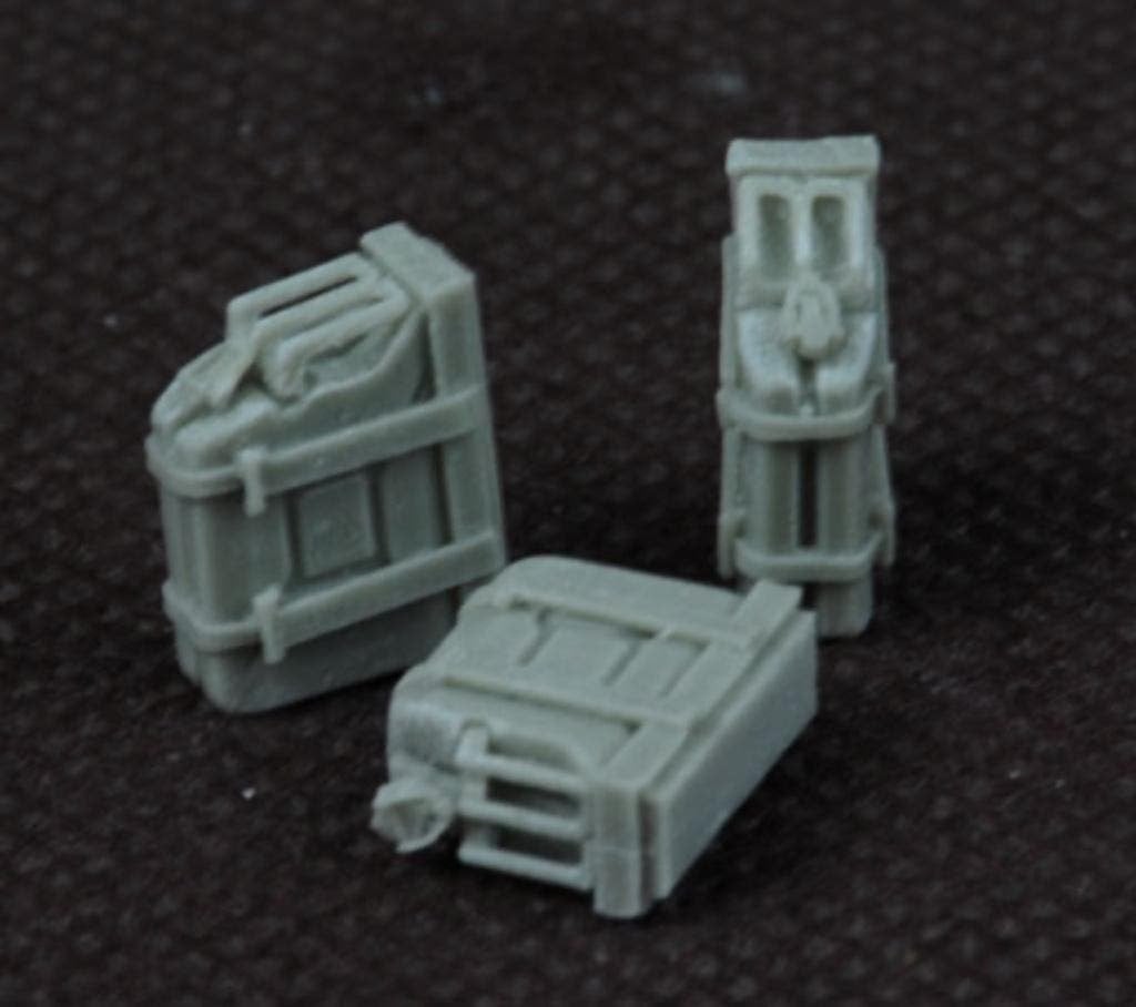 Resin Diorama 20L Jerrycan x 3 1/35, Ophalen of Verzenden, Nieuw, 1:35 tot 1:50