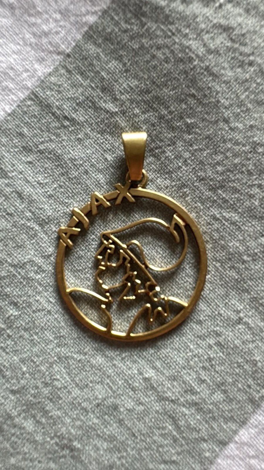Gouden Ajax Hanger 14 karaat - Uniek Verzamelstuk, Overige voorstellingen, Nieuw, Ophalen of Verzenden, Goud