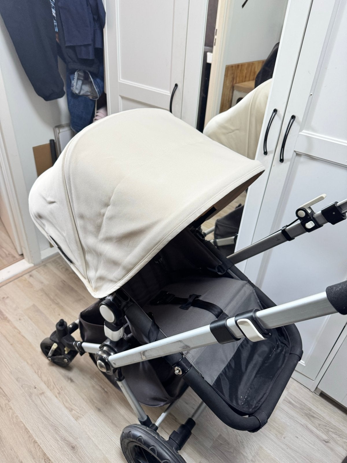 Bugaboo kinderwagen met reiswieg en accessoires, Ophalen, Gebruikt, Bugaboo, Combiwagen