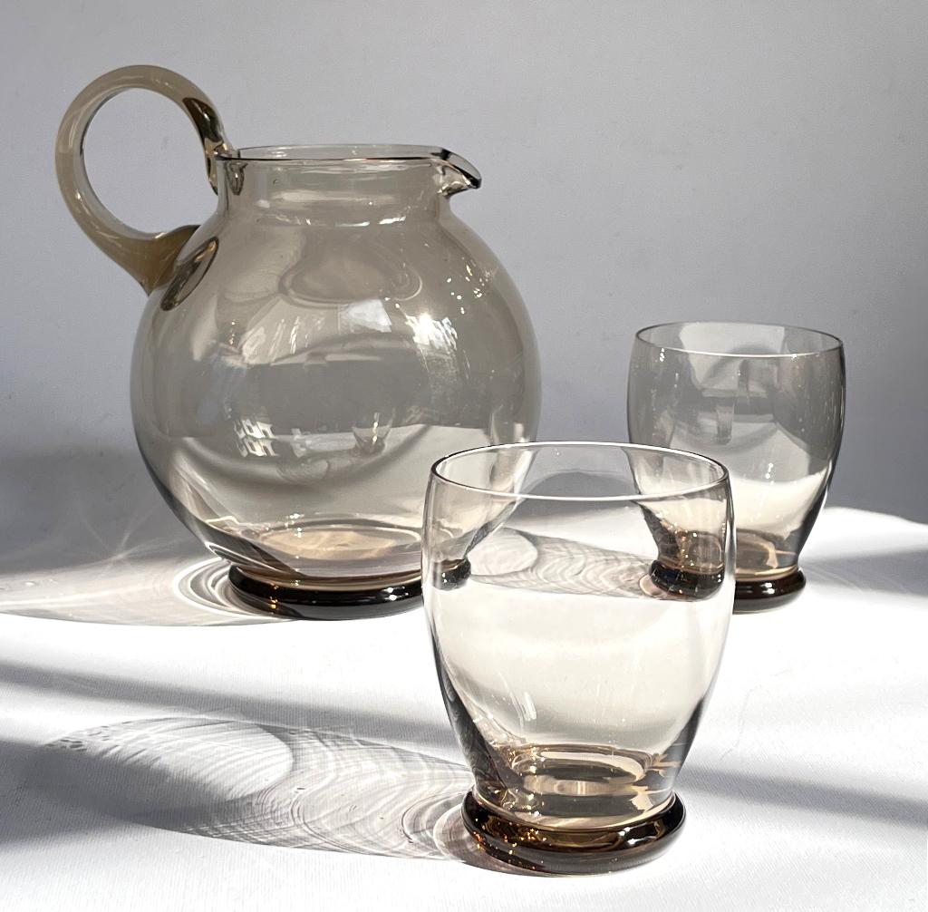 Waterset Globaal W.J. Rozendaal 1932 Kristal Unie Maastricht, Ophalen of Verzenden