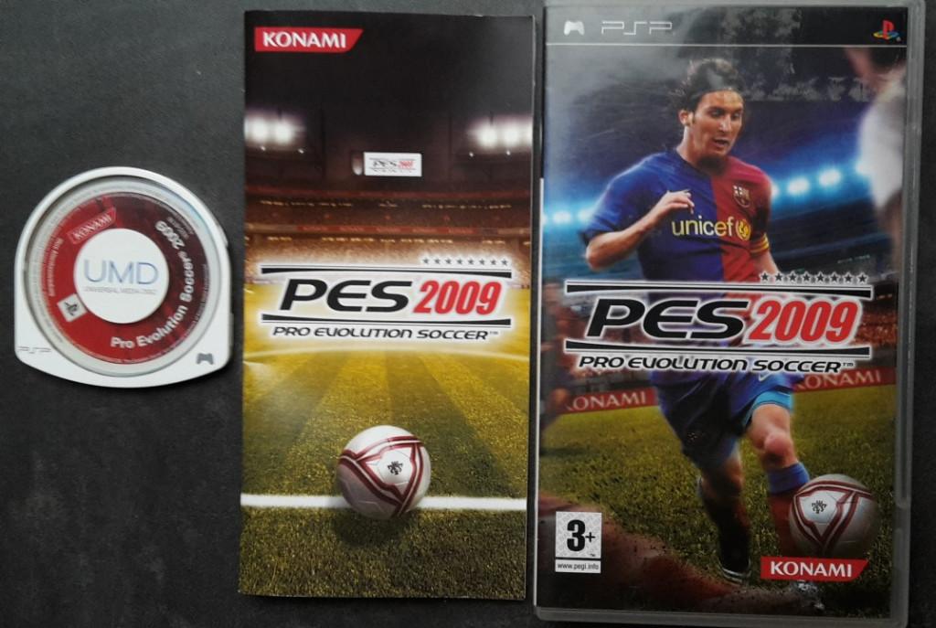 PSP - PES 2009 - PlayStation Portable Pro Evolution Soccer, Spelcomputers en Games, 1 speler, Ophalen of Verzenden, Zo goed als nieuw