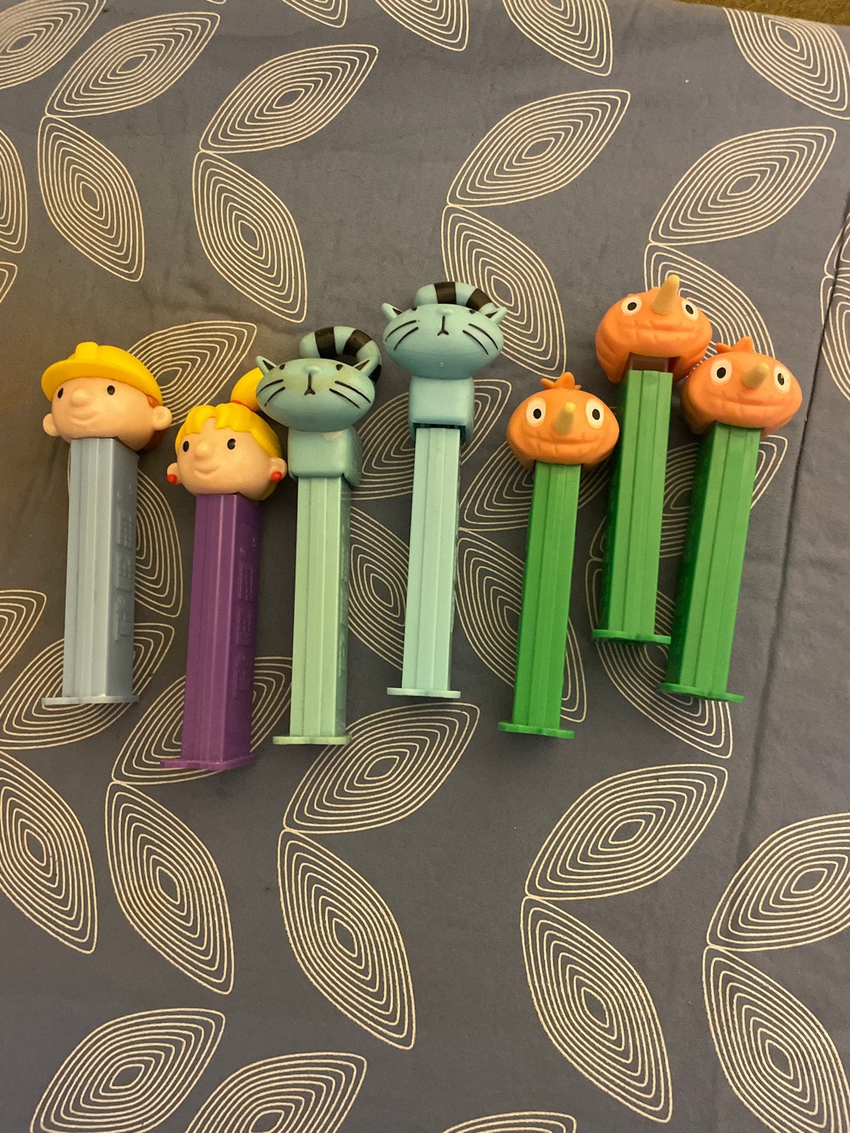 Pez dispensers: Bob de Bouwer, Wendy, katten en pompoenen, Ophalen of Verzenden, Gebruikt, Jongen of Meisje
