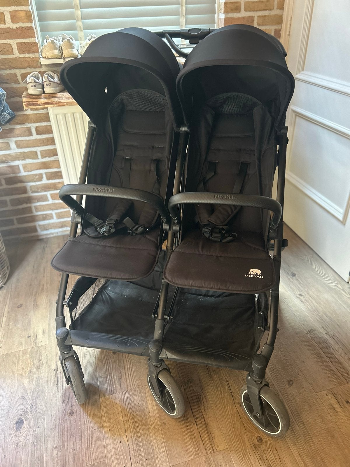 Deryan Rolo X2 XL Duowagen tweeling kinderwagen, Kinderen en Baby's, Kinderwagens en Combinaties, Gebruikt, Duowagen, Ophalen