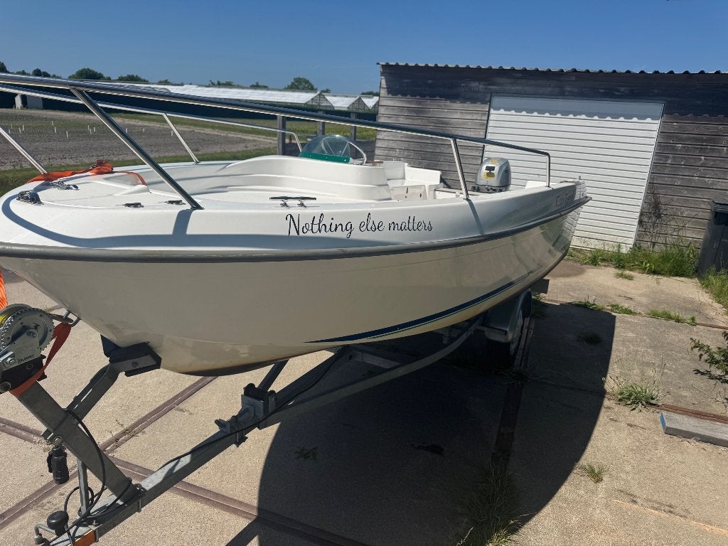 Zelflozende Console boot van B2 Marine, Cap Ferret 450 open, Ophalen, Gebruikt, 10 pk, 5 m