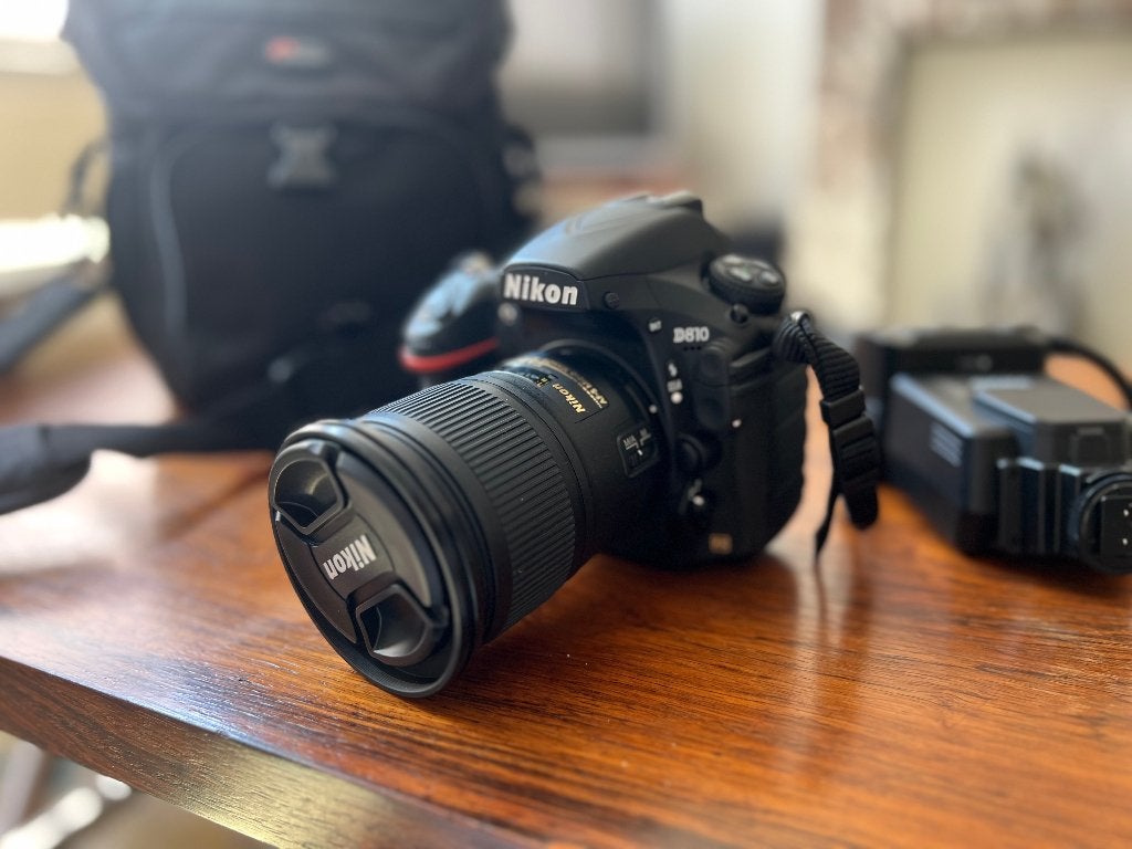 Complete set Nikon D810 spiegelreflexcamera – z.g.a.n., Spiegelreflex, Screenprotector, Ophalen of Verzenden, Zo goed als nieuw