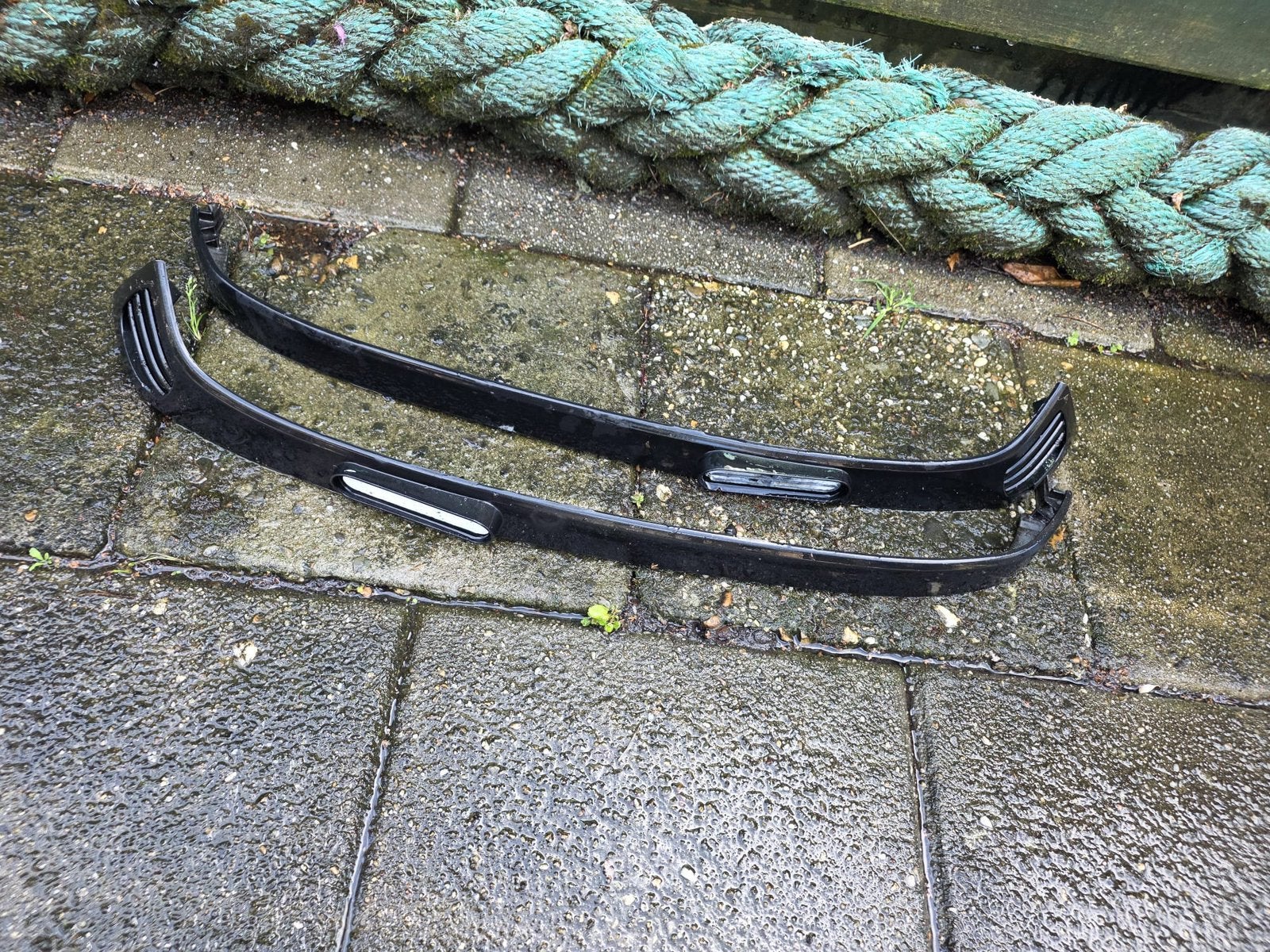 Vespa S / LX50 side skirts kappen mat zwart, Ophalen