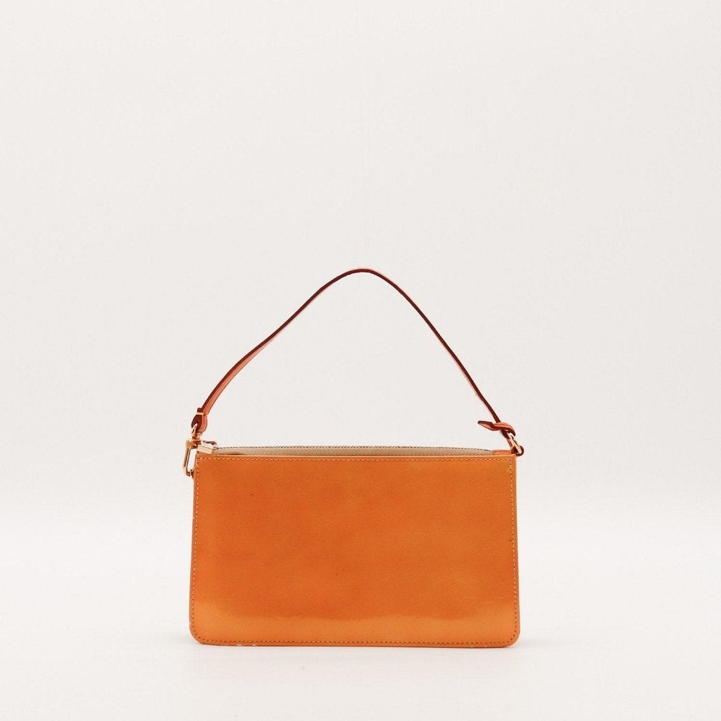 Louis Vuitton Vernis Lexington clutch, Verzenden, Gebruikt, Bruin, Avondtasje