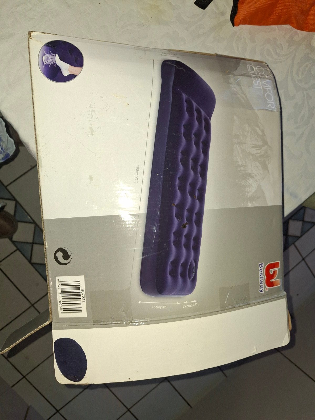 Bestway Comfort Quest Luchtbed 1-persoons, Ophalen