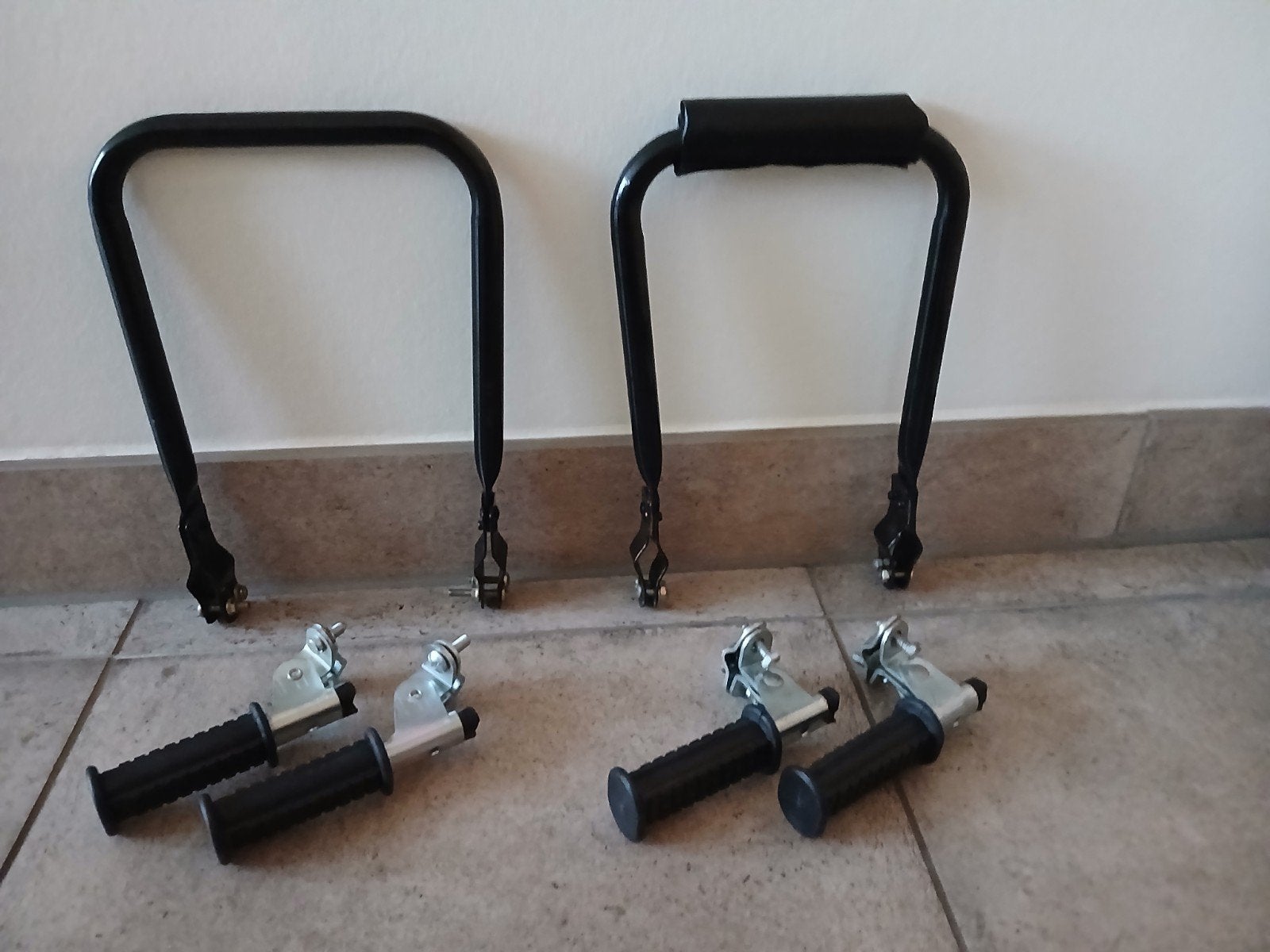Benson Fiets kinderrugsteun inklapbaar met voetsteun, Ophalen of Verzenden, Gebruikt, Benson bagagedrager rugsteun