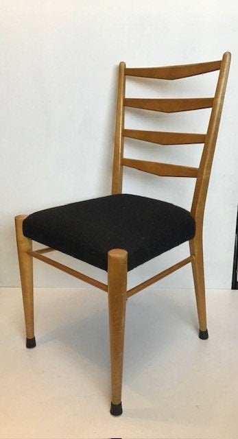 Vintage ladder stoel van de firma PASTOE UMS Utrecht, Ophalen, Bruin, Zo goed als nieuw, Eén